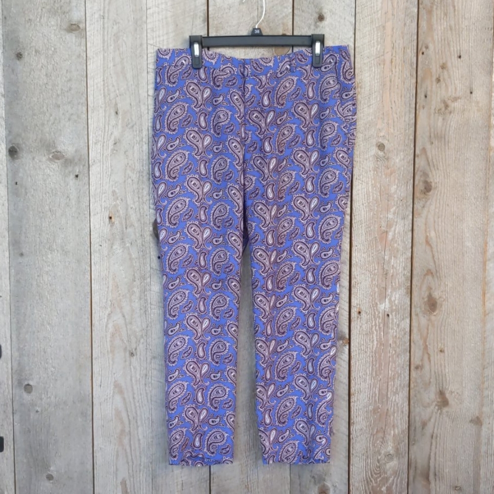 Banana blue Paisley Avery pants 8